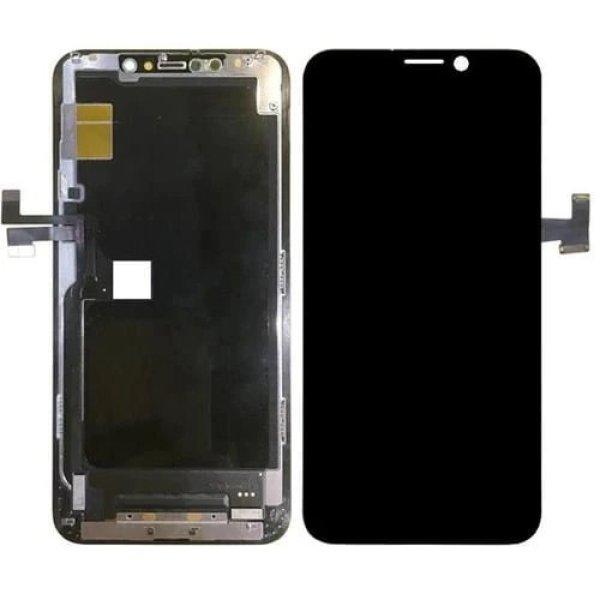 Apple iPhone 11 Pro Max (6.5) 2019 (HARD OLED, changedble IC) fekete LCD
kijelző érintővel