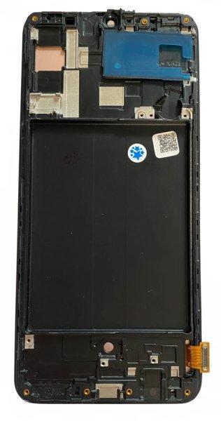 Samsung A705 Galaxy A70 (2019) fekete LCD kijelző érintővel és kerettel
(Oled, small size)