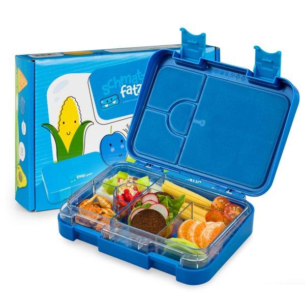 Klarstein Schmatzfatz junior tízórais doboz, 6 rekesz, 21,3 x 15 x 4,5 cm, BPA
mentes
