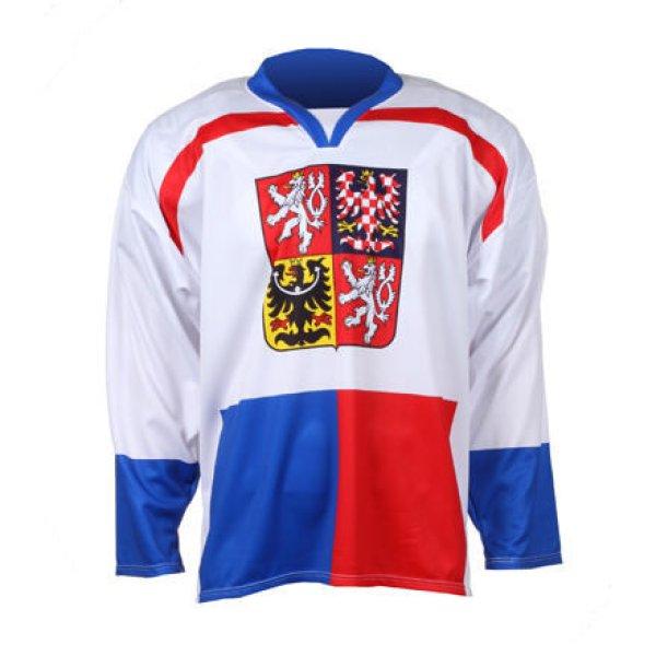 CZ Nagano 1998 jégkorong mez fehér ruházat L-es méret