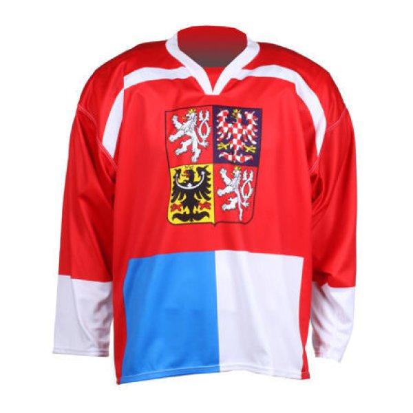 CZ Nagano 1998 jégkorong mez piros ruházat M-es méret