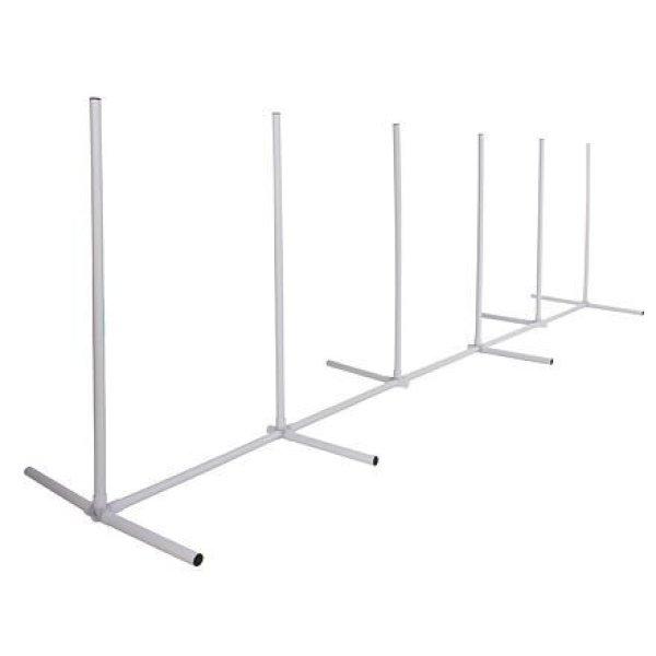 Kisállat-tréner agility akadály kutyáknak fehér csomagolás 1 szett