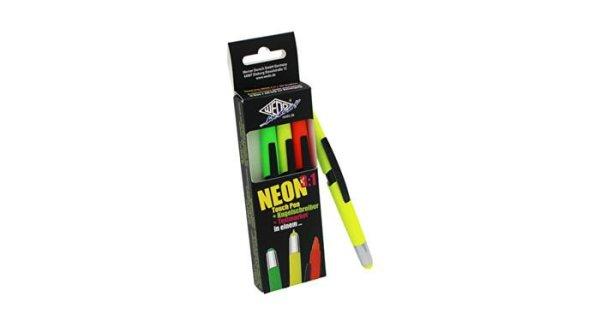 Multifunkciós golyóstoll, szövegkiemelő, érintő toll készlet, WEDO
"3-in-1", neon színek