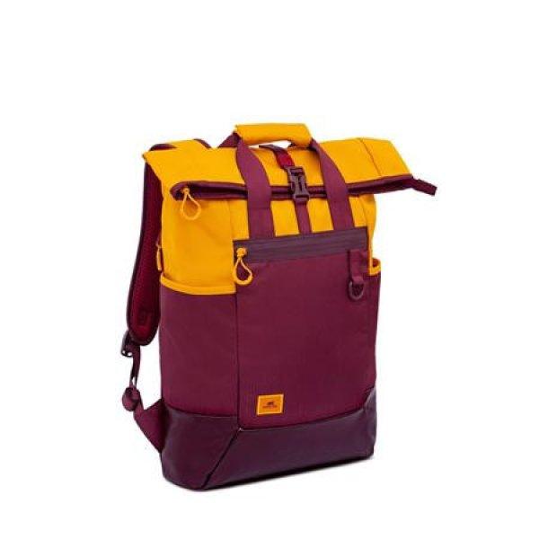 Notebook hátizsák, 15,6", rolltop, 25L, RIVACASE "5321 Dijon",
bordó