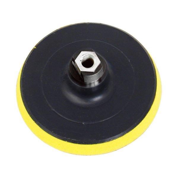 EXTOL CRAFT gumitányér sarokcsiszolóhoz; 125mm, tépőzáras, max.
ford.:12.500 1/min