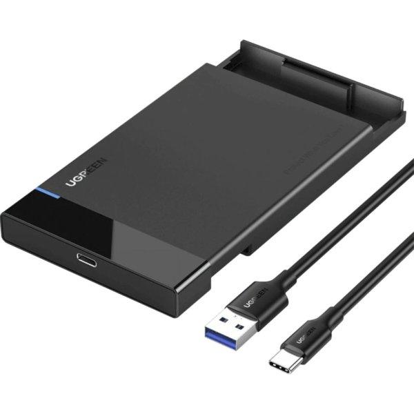 UGREEN External Hard Drive Enclosure for 2,5" HDD/SSD Black