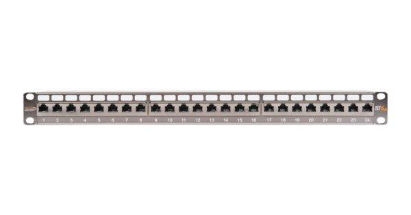 NIKOMAX 24-port Patch Panel 1U Grey