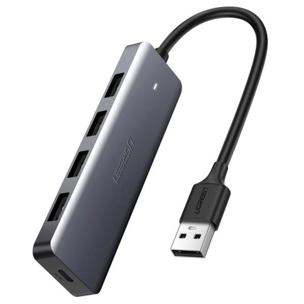 UGREEN 4-Port USB3.0 Hub with USB-C Power Supply