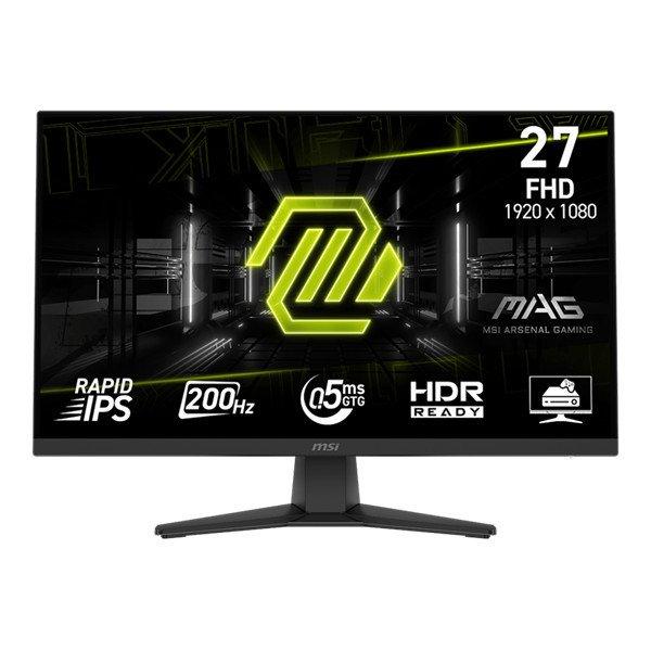 MSI Monitor GAMING MAG 272F 27" FHD 1920x1080, Rapid IPS 200Hz, 16:9,
1000:1, 0,5ms, HDMI, DP, Black