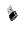 Type-C - USB adapter, fekete