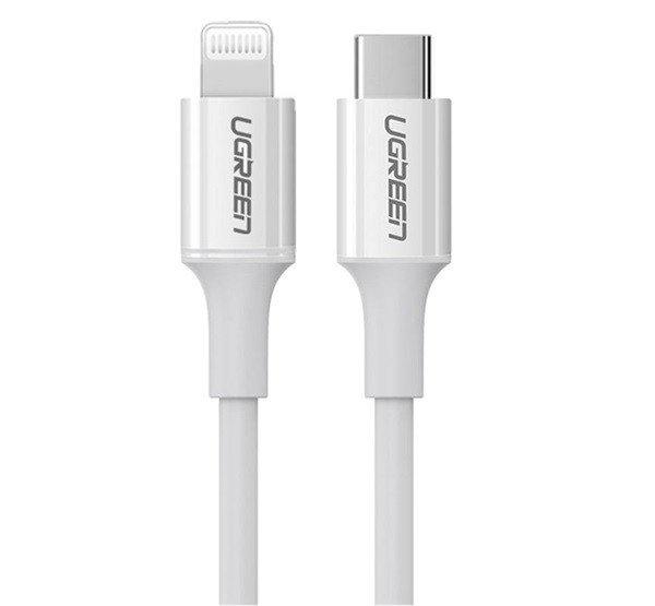 UGREEN US171 adatkábel (Type-C - lightning, 20W, PD gyorstöltés, 150cm)
FEHÉR