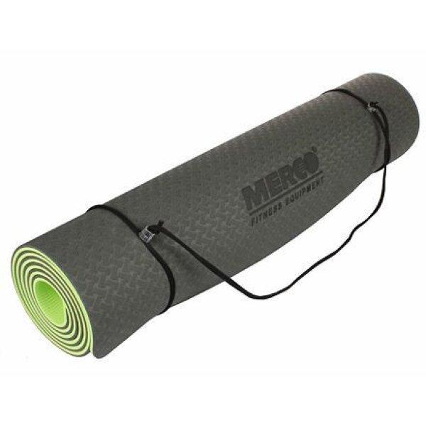 Yoga TPE 6 dupla matrac sportmatrac fekete-zöld változat 40619