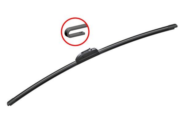 Ablaktörlő lapát 650mm flexi Renault Premium Fúvókával