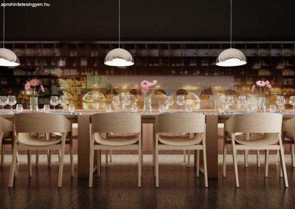 SINTRA 40 függőlámpa króm 230V LED E27 30W