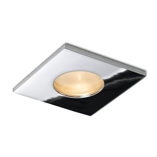 SPLASH SQ süllyesztett lámpa króm 230V LED GU10 8W IP65