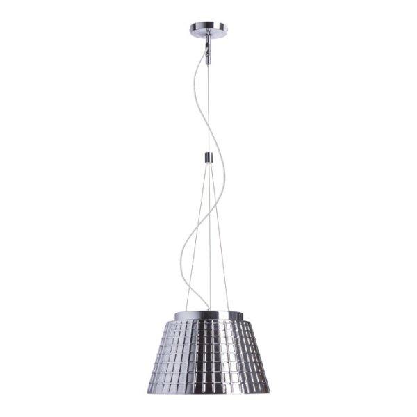 CORONA függőlámpa krómozott üveg 230V LED E27 15W