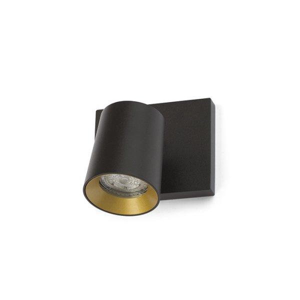 KENNY I felületre szerelhető fekete/aranysárga 230V LED GU10 8W