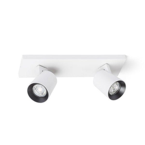 KENNY II felületre szerelhető fehér/fekete 230V LED GU10 2x8W