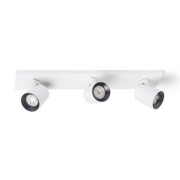 KENNY III felületre szerelhető fehér/fekete 230V LED GU10 3x8W