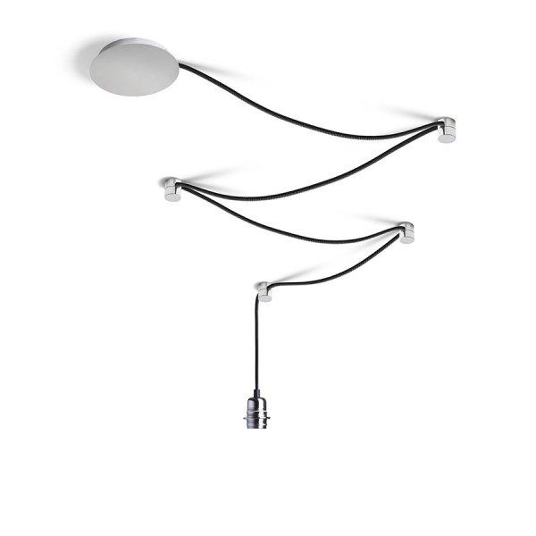 RENDL R13493 SPIDER lámpabúra, függesztő készlet fekete króm