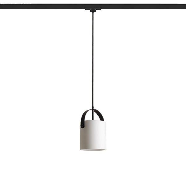 JULIETTA 16 háromáramkörös sínre opálüveg/fekete 230V LED E27 15W