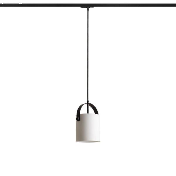 JULIETTA 16 egyáramkörös sínre opálüveg/fekete 230V LED E27 15W