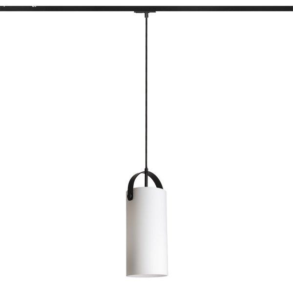 JULIETTA 31 egyáramkörös sínre opálüveg/fekete 230V LED E27 15W