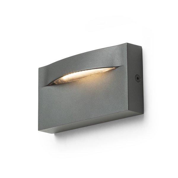 BOBO RC fali lámpa antracitszürke 230V LED 8W IP65 3000K