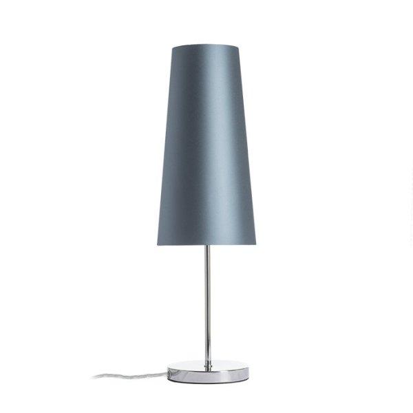 NYC/CONNY 15/30 asztali lámpa Monaco petróleumkék/ezüst PVC/króm 230V LED
E27 11W
