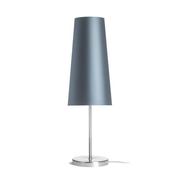 NYC/CONNY 15/30 asztali lámpa Monaco petróleumkék/ezüst PVC/nikkel 230V LED
E27 11W