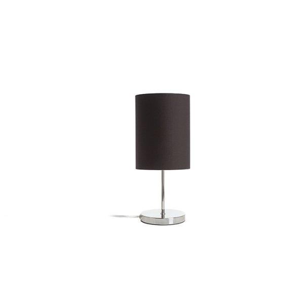 RENDL R14061 NYC/RON asztali lámpa, dekoratív Polycotton fekete/króm