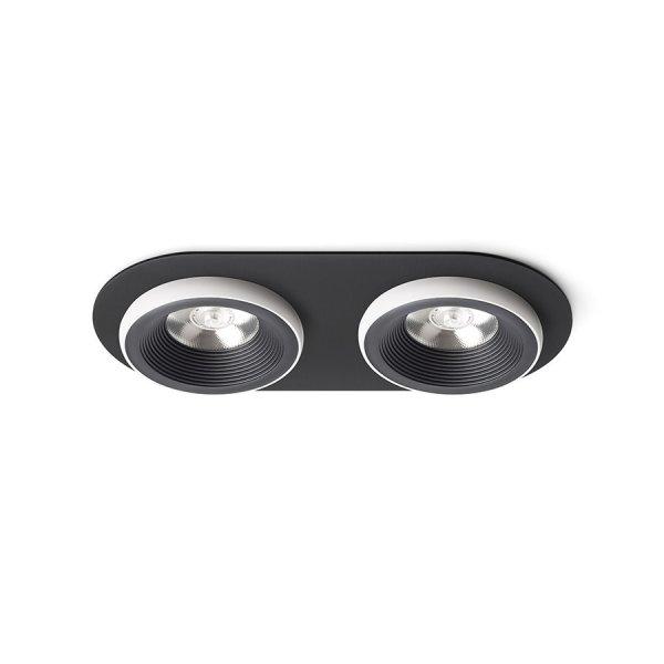 RENDL R14573 SHARM LED mennyezeti lámpa, készlet fekete/fehér
