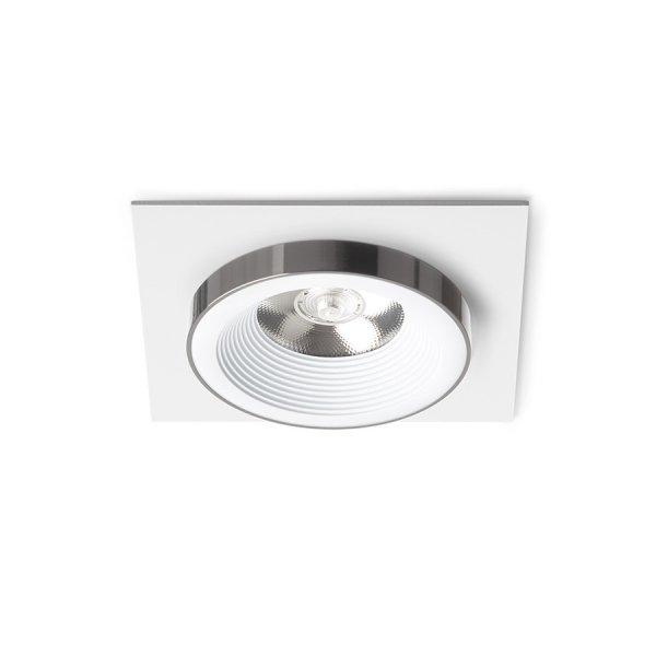 SHARM SQ I süllyesztett lámpa fehér fekete króm 230V LED 10W 24° 3000K