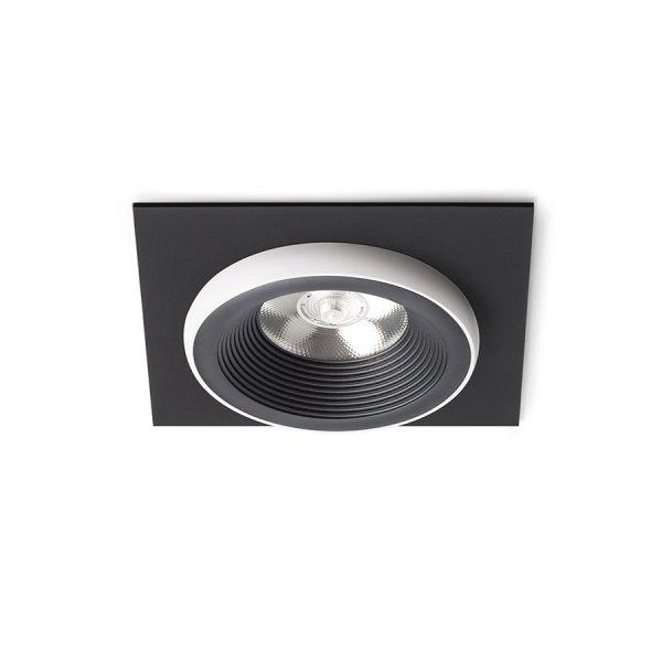 SHARM SQ I süllyesztett lámpa fekete/fehér 230V LED 10W 24° 3000K