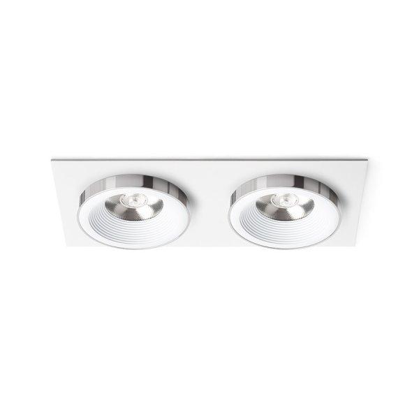 SHARM SQ II süllyesztett lámpa fehér króm 230V LED 2x10W 24° 3000K