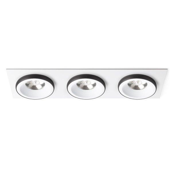 RENDL R14588 SHARM LED mennyezeti lámpa, készlet fehér/fekete