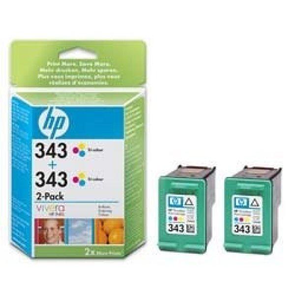 HP tintapatron CB332EE No.343 színes Dupla C8766E