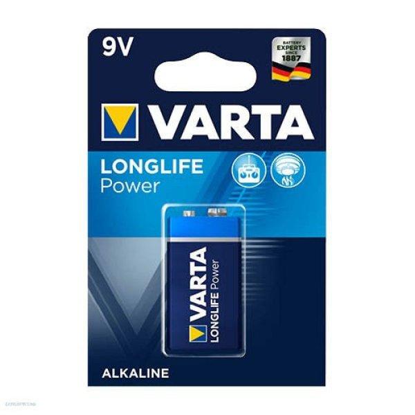 Hasáb elem 9V-os 6LR61 Varta HighEnergy tartós