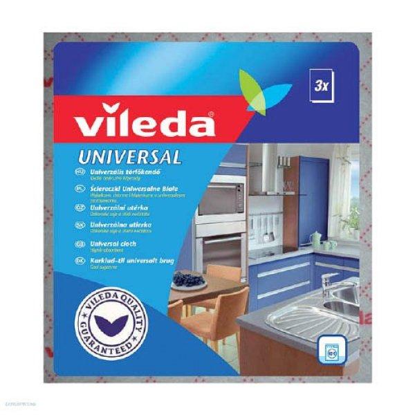 Törlőkendő univerzális VILEDA 34x36 cm 3db/csomag