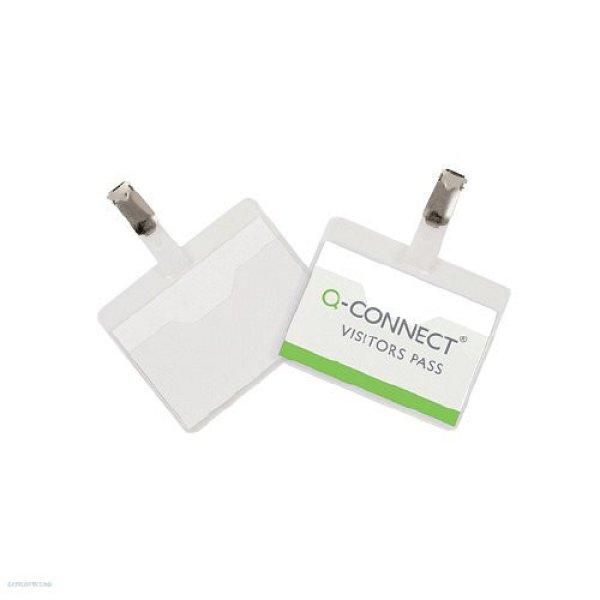 Névkitűző 25db-os Q-Connect KF01560 (KF01562) 60x90 mm