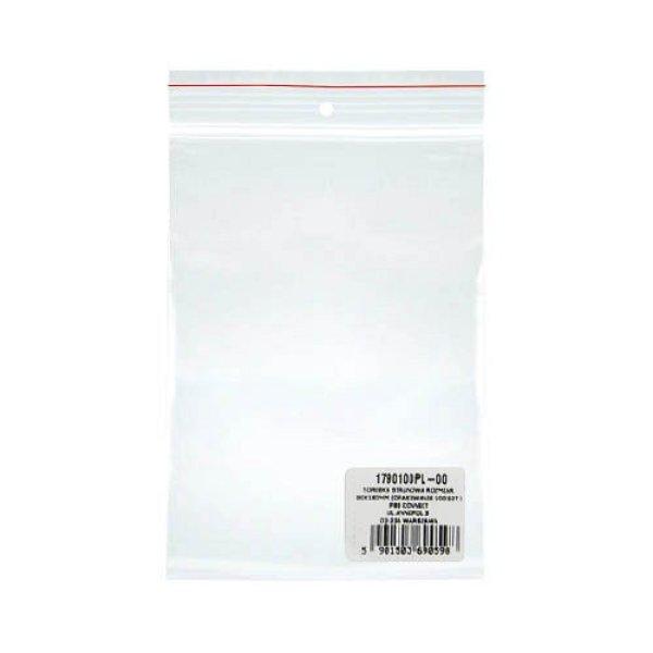 Tasak simítózáras DONAU PVC 40 mikron 100x200 mm, 100 db/csomag