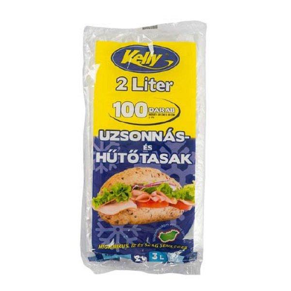 Tasak uzsonnás és hűtő tömbösített Kelly 20 x 30cm 2L 100 db