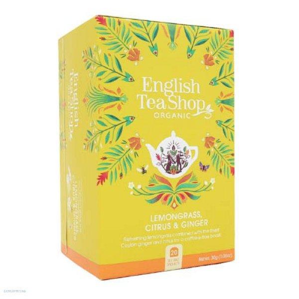 Tea ETS 20 Citromfű, gyömbér, citrus bio