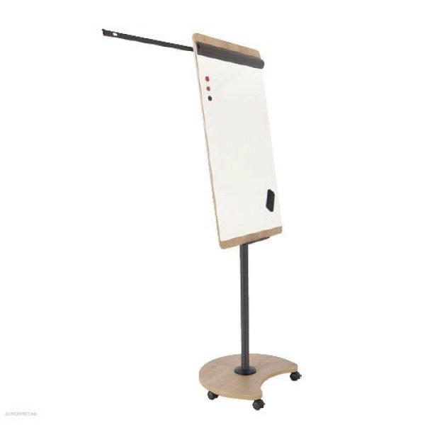 Flipchart tábla PRO Mobil FC616H gurulós, fa hatású Franken