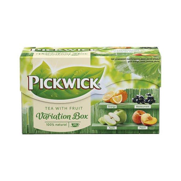 Tea Pickwick Gyümölcsvariációk IV. ZÖLD - Narancs, feketeribizli, alma,
őszibarack