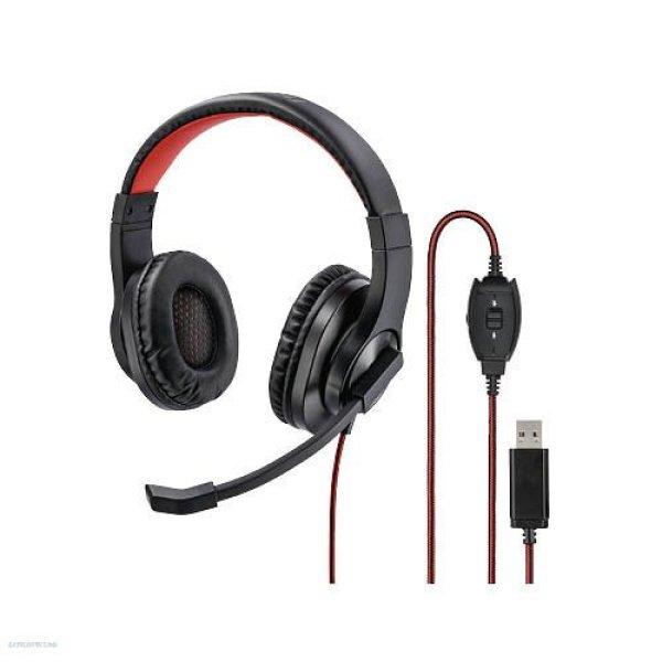 Fejhallgató mikrofonnal Hama HS-USB400