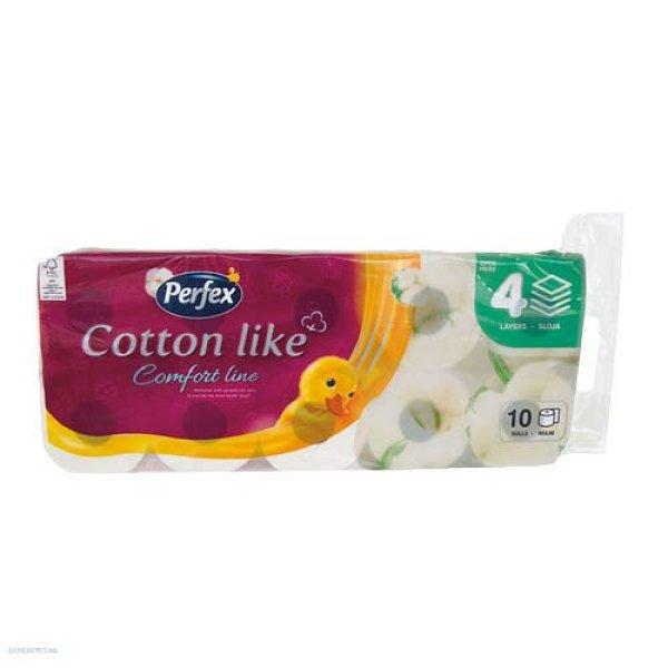 Egészségügyi papír Perfex Cotton like Comfort line 10 tekercs 4 rétegű