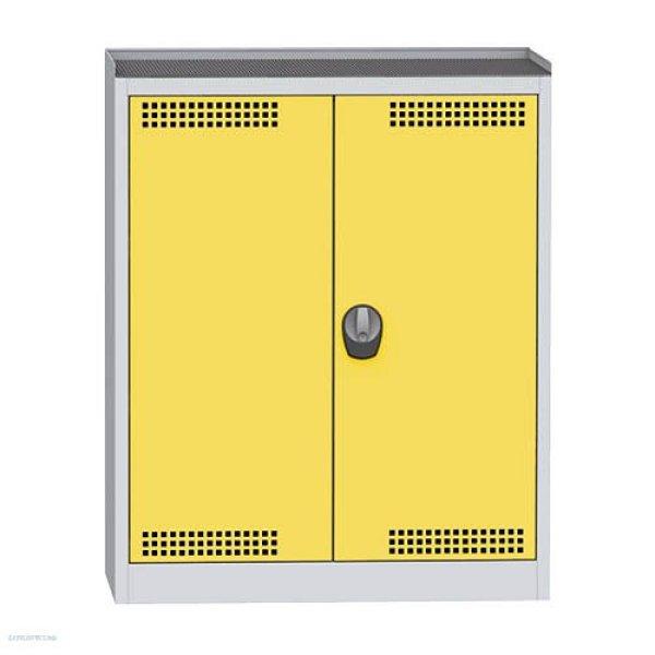 Vegyszer tároló szekrény KSCH01A 195x95x50 cm 5 kármentő tálcával