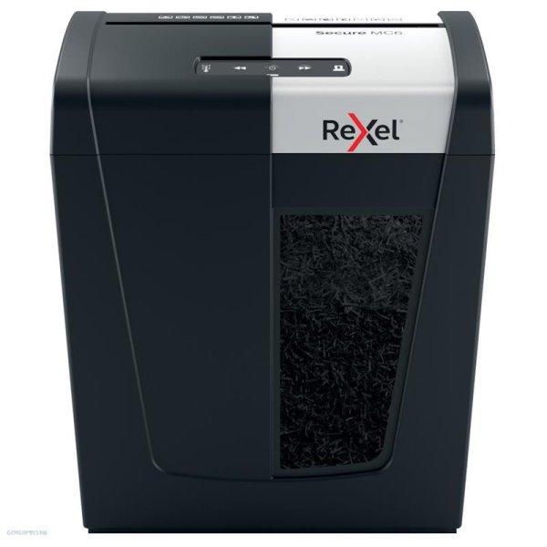 Iratmegsemmisítő Rexel Secure MC6 Whisper-Shred™ mikrokonfetti
