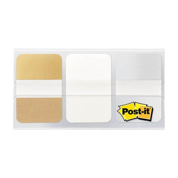 Post-it index jelölőcímke 25.4mm x 38.1mm 3x12 db címke
"fémszínek" 